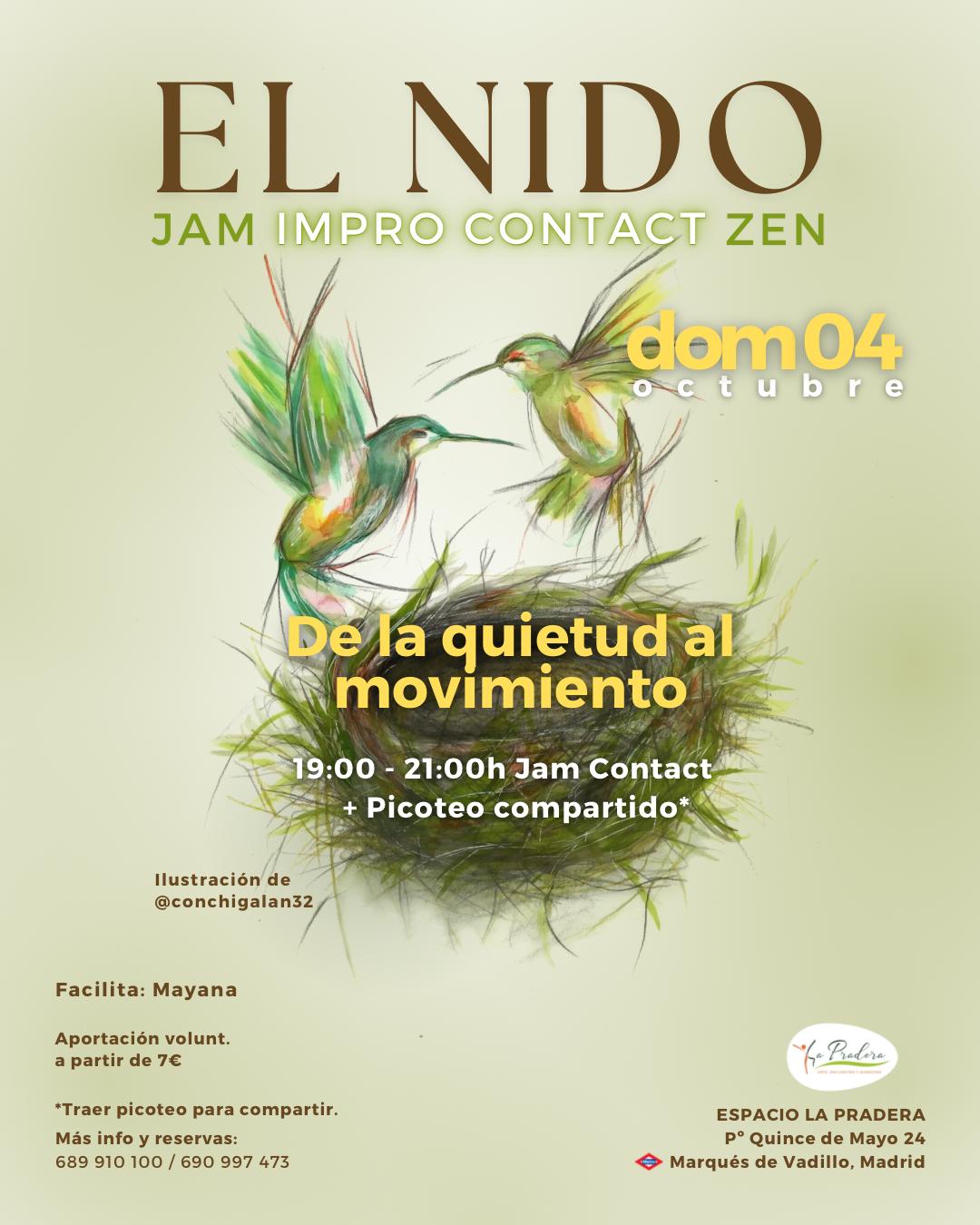 Image for: EL NIDO. Jam Impro Contact Zen
