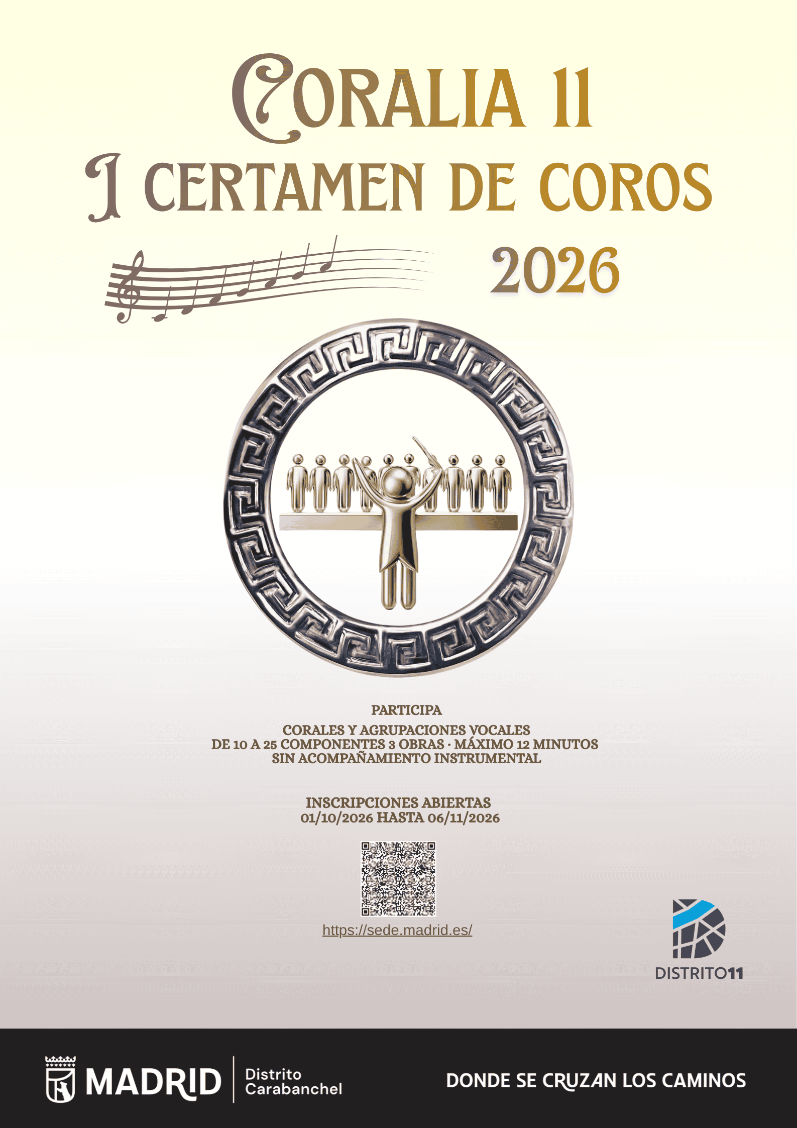 Image for: CORALIA 11 – I Certamen de Coros 2026